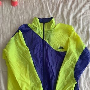 Nike zip up windbreaker!